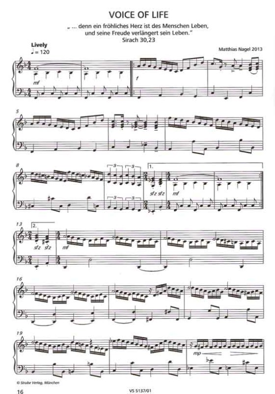 Notenbeispiel Sacro Piano